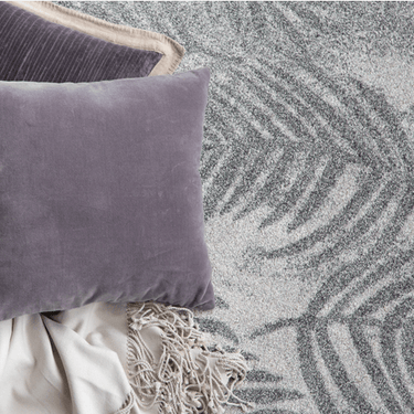 Asana Botanica Light Grey/Dark Grey Rug at Online8 Furniture Auckland NZ