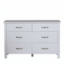 Asbel 6 Drawer Dressing Table with Mirror at Online8 Furniture Auckland NZ