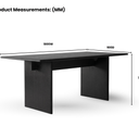 Athens Torri Dining Table - Black at Online8 Furniture Auckland NZ