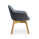 Ava Armchair with Wood Leg Base at Online8 Furniture Auckland NZ