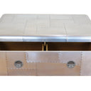 Aviator Coffee Table | Industrial Silver & Wood at Online8 Furniture Auckland NZ