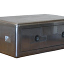 Aviator Coffee Table | Industrial Silver & Wood at Online8 Furniture Auckland NZ