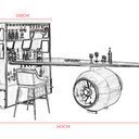 Aviator Bar Table & Cabinet with Propeller at Online8 Furniture Auckland NZ