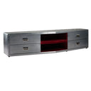 Aviator Entertainment Unit | Industrial Silver & Wood at Online8 Furniture Auckland NZ