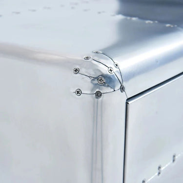 Aviator Side Table with 2 Drawers | Bedside Table at Online8 Furniture Auckland NZ