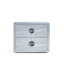 Aviator Side Table with 2 Drawers | Bedside Table at Online8 Furniture Auckland NZ