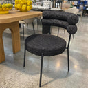 Axel Dining Chair - Black Fleck at Online8 Furniture Auckland NZ