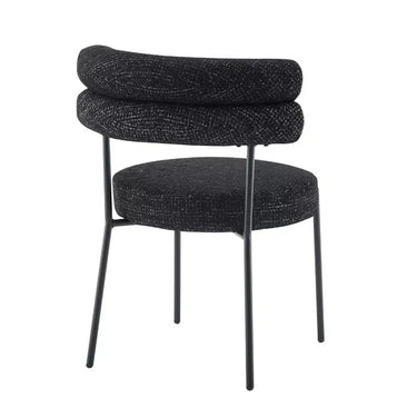Axel Dining Chair - Black Fleck at Online8 Furniture Auckland NZ