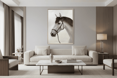 Bad Hair Day - White Horse Canvas at Online8 Furniture Auckland NZ