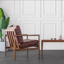 Bailey Leather Armchair - Saddle at Online8 Furniture Auckland NZ