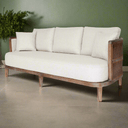 Bali 2 Seat Sofa - Oak & Rattan at Online8 Furniture Auckland NZ
