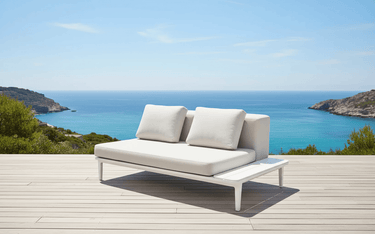 Bali Outdoor Modular 2 Seat Sofa with LH Table at Online8 Furniture Auckland NZ
