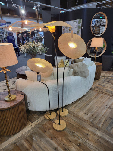 Bamboo Floor Lamp - 100cm at Online8 Furniture Auckland NZ