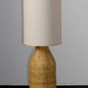 Bamboo & Linen Floor Lamp - Large at Online8 Furniture Auckland NZ
