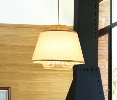 Bamboo & Linen Pendent at Online8 Furniture Auckland NZ