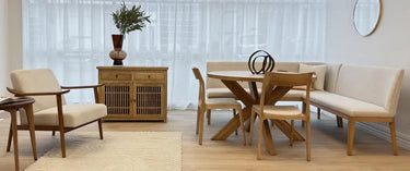 Banquette Bench Seat - 2 Piece at Online8 Furniture Auckland NZ
