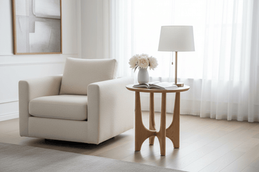 Baobab Side Table - Natural Oak at Online8 Furniture Auckland NZ