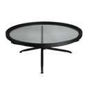 Barcelona Round Coffee Table - Black at Online8 Furniture Auckland NZ