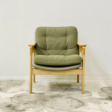Bari Lounge Chair - Army Green at Online8 Furniture Auckland NZ