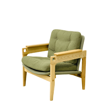 Bari Lounge Chair - Army Green at Online8 Furniture Auckland NZ