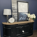 Bastian 4 Door Curved Sideboard - 2100mm at Online8 Furniture Auckland NZ
