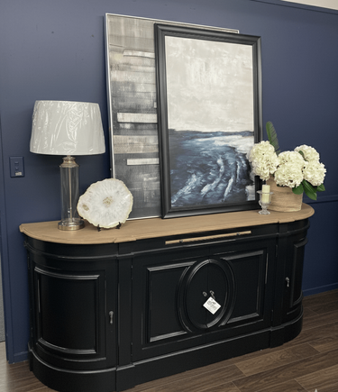 Bastian 4 Door Curved Sideboard - 2100mm at Online8 Furniture Auckland NZ