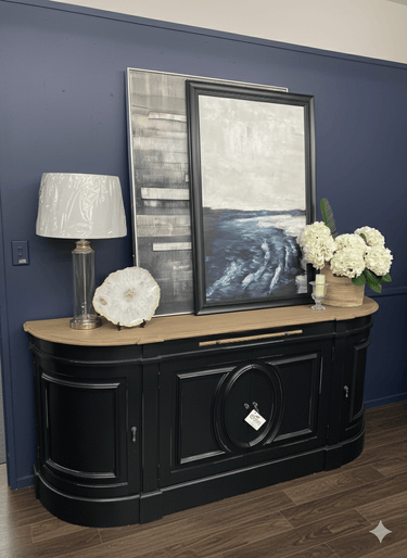 Bastian 4 Door Curved Sideboard - 2100mm at Online8 Furniture Auckland NZ