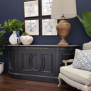 Bastian 4 Door Curved Sideboard - 2100mm at Online8 Furniture Auckland NZ