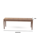 Baur Bench Seat - 1200 at Online8 Furniture Auckland NZ