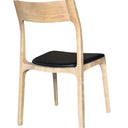 Baur Dining Chair - Natural & Black at Online8 Furniture Auckland NZ