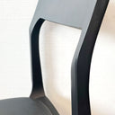 Baur Leather Dining Chair - Black at Online8 Furniture Auckland NZ