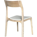 Baur Leather Dining Chair - Natural at Online8 Furniture Auckland NZ