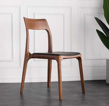 Baur Leather Dining Chair at Online8 Furniture Auckland NZ