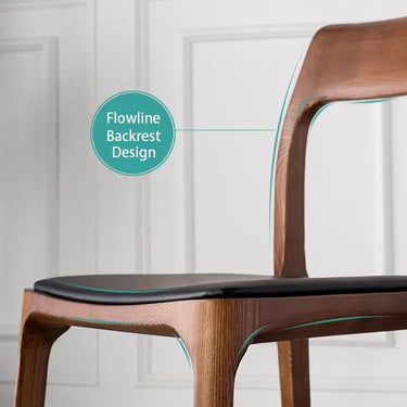 Baur Leather Dining Chair at Online8 Furniture Auckland NZ