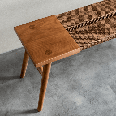 Baur Mid Century Nordic Style Bench at Online8 Furniture Auckland NZ