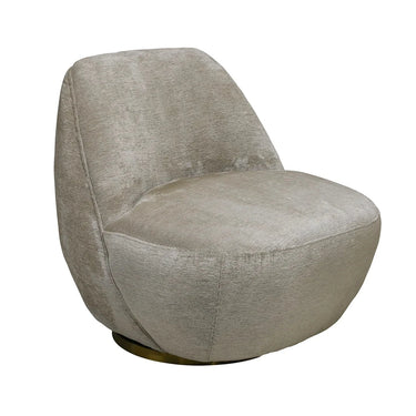 Baxter Swivel Chair - Warm Grey at Online8 Furniture Auckland NZ
