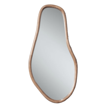 Baxton Wooden Squiggle Wall Mirror at Online8 Furniture Auckland NZ