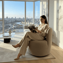 Bayberry Swivel Chair - Clay at Online8 Furniture Auckland NZ