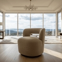 Bayberry Swivel Chair - Clay at Online8 Furniture Auckland NZ