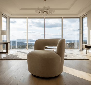 Bayberry Swivel Chair - Clay at Online8 Furniture Auckland NZ