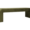 Beatrice Bench Seat - Olive at Online8 Furniture Auckland NZ