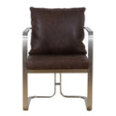 Beaubourg Leather Armchair - Vintage Brown at Online8 Furniture Auckland NZ