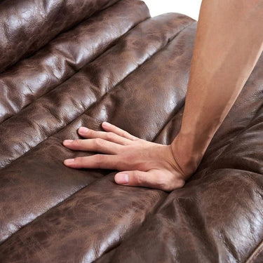 Beaubourg Leather Chair with Ottoman at Online8 Furniture Auckland NZ
