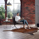 Beaubourg Leather Chair with Ottoman at Online8 Furniture Auckland NZ