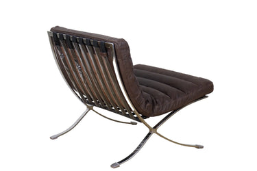 Beaubourg Leather Chair with Ottoman at Online8 Furniture Auckland NZ