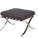 Beaubourg Leather Chair with Ottoman at Online8 Furniture Auckland NZ