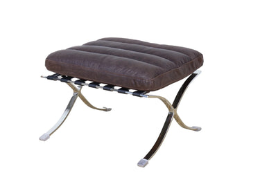 Beaubourg Leather Chair with Ottoman at Online8 Furniture Auckland NZ
