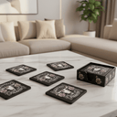 Beautiful Disaster Coasters Set/6 at Online8 Furniture Auckland NZ