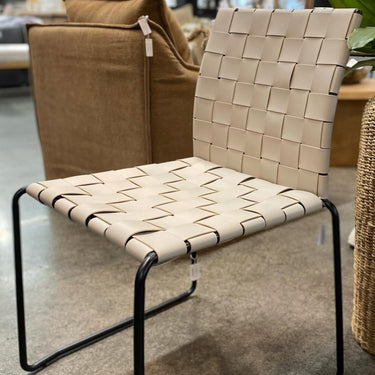 Beckett Dining Chair - Stone at Online8 Furniture Auckland NZ