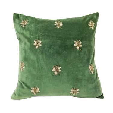 Bee Embroidered Cushion 45x45cm at Online8 Furniture Auckland NZ